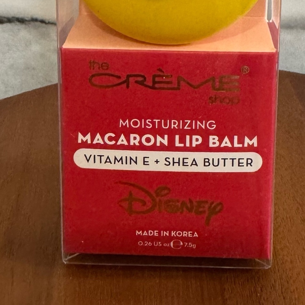 New! The Creme Shop Disney’s Pooh Moisturizing Macaron lip balm - Picture 2 of 2
